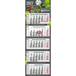 Geiger-Notes Monatskalender Penta Light 5 Bestseller, inkl. Druck, hellgrau