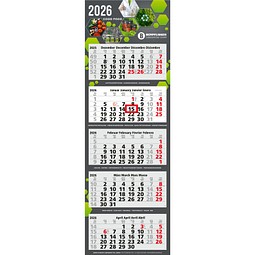 Geiger-Notes Monatskalender Penta Light 5 Bestseller, inkl. Druck, hellgrau