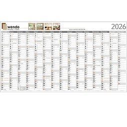 Geiger-Notes Wandplaner Horizont Bestseller, XL, individuelle Schmuckfarbe