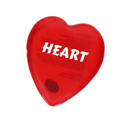 Gel-Wärmekissen Herz, rot