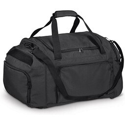 GIRALDO. Sporttasche aus 300D-Polyester, Schwarz