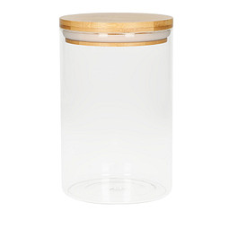 Glasbehälter Bamboo, 1,6 l, transparent