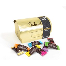 Goldbox mit Banderole veredelt, 214 g, Geschenkbox, inkl. Druck