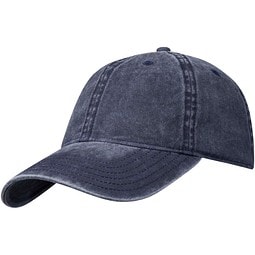 Grafton Kappe mit 6 Segmenten washed, navy