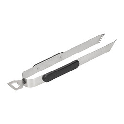 Grillzange Opener mit Kapselheber, 35 cm, grau
