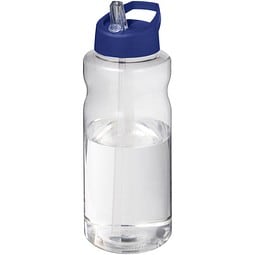 H2O Active® Big Base 1L Sportflasche mit Ausgussdeckel, blau