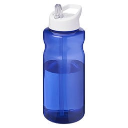 H2O Active® Eco Big Base 1L Sportflasche mit Ausgussdeckel, blau