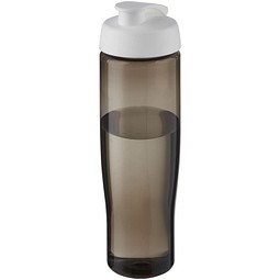 H2O Active® Eco Tempo 700 ml Sportflasche mit Klappdeckel, weiß/kohle