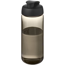 H2O Active® Octave Tritan™ 600-ml-Sportflasche mit Klappdeckel, kohle/schwarz