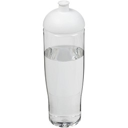 H2O Active® Tempo 700 ml Sportflasche mit Stülpdeckel, transparent/weiß