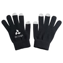 Handschuhe aus Acryl Cary,schwarz