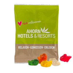 HARIBO Fruchtgummi 10g, Fische, Weiße Folie