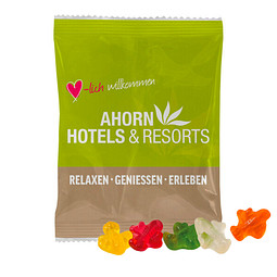 HARIBO Fruchtgummi 10g, Flugzeug, Weiße Folie