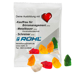 HARIBO Fruchtgummi 10g, Haus, Transparente Folie