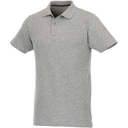 ELEVATE Herren Poloshirt Helios, heather grau, S