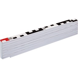 Holzgliedermaßstab 1407/11 GEO, weiß