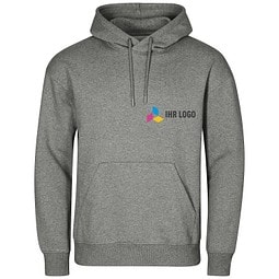 MALFINI Hoodie unisex Cloud, 2XL, dunkelgrau melliert