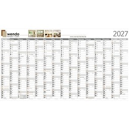 Geiger-Notes Wandplaner Horizont Bestseller, XL, individuelle Schmuckfarbe