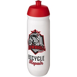 HydroFlex™ 750 ml Sportflasche, rot, weiß