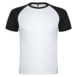 Indianapolis T-Shirt Unisex, weiß / schwarz, 2XL