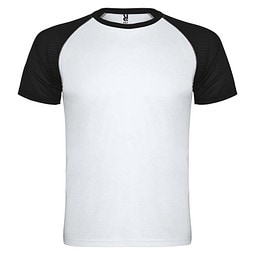 Indianapolis T-Shirt Unisex, weiß / schwarz, XL