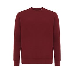 Iqoniq Etosha Lightweight Sweater aus recycelter Baumwolle, burgunderrot, S