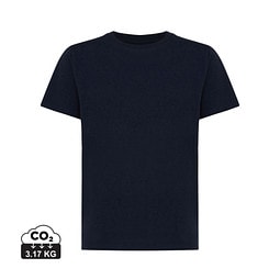 Iqoniq Koli Kids T-Shirt aus recycelter Baumwolle, navy blau, 13-14 y