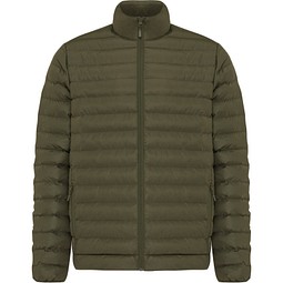 IQONIQ Maiko Herren Steppjacke aus recyceltem Polyester, khaki, L