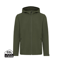 Iqoniq Makalu Herren Softshelljacke aus recyceltem Polyester, khaki, XXXL