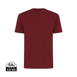 Iqoniq Sierra Lightweight T-Shirt aus recycelter Baumwolle, burgunderrot, L