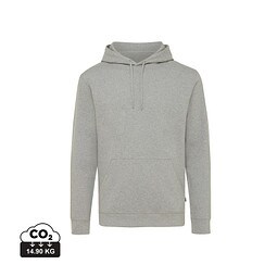 Iqoniq Torres ungefärbter Hoodie aus recycelter Baumwolle, heather grey, M