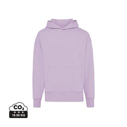 Iqoniq Yoho Relax-Hoodie aus recycelter Baumwolle, lavender, L