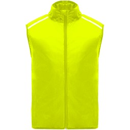 Jannu leichte Laufweste Unisex, Fluor Yellow, M