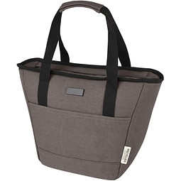 Joey GRS-recycelte Canvas-Lunch-Kühltasche 6 L für 9 Dosen, grau