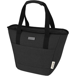Joey GRS-recycelte Canvas-Lunch-Kühltasche 6 L für 9 Dosen, schwarz