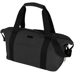 Joey Reisetasche aus GRS recyceltem Canvas 25 L, schwarz