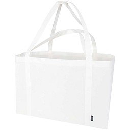 Jumbo Extra große Tragetasche aus recyceltem GRS Non Woven 65 L, weiss