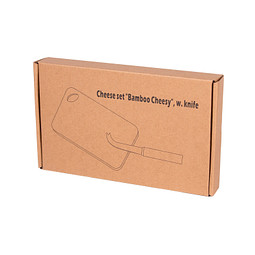 Käseset BAMBOO CHEESY,braun