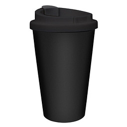 Kaffeebecher PremiumPlus, 350 ml, schwarz