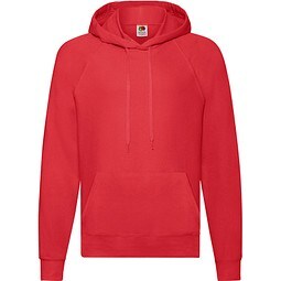 Kapuzen-Sweatshirt Lightweight Hooded S Unisex, XL, ROT