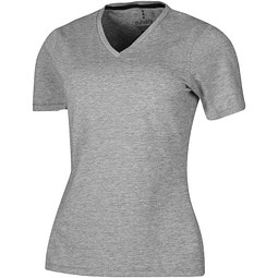 ELEVATE Damen Öko T-Shirt Kawartha, grau meliert, S