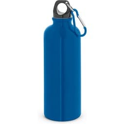 KELCE. Edelstahlflasche mit einwandiger Ausführung und Karabiner, 550 ml, Blau