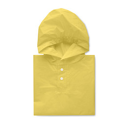 Kinder-Regenmantel PEVA PONCHIE, Gelb