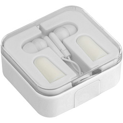 Kopfhörerset mit Handyhalter Noise,weiss