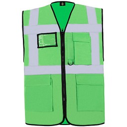 Korntex® Comfort Warnweste Hamburg, Multifunktional, M, Grün