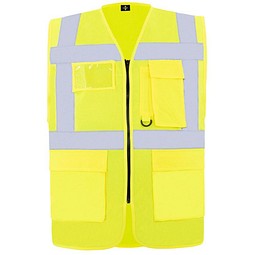 Korntex® Comfort Warnweste Hamburg, Multifunktional, M, Signal-Gelb