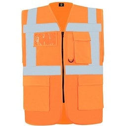 Korntex® Comfort Warnweste Hamburg, Multifunktional, XL, Signal-Orange