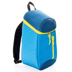 XD COLLECTION Kühler Rucksack 10L, blau/gelb