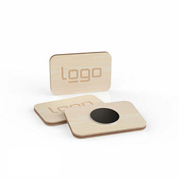 Kühlschrankmagnet rechteckig, natur