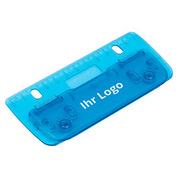 Kunststoff-Locher, blau/gefrostet